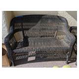 WICKER OUTDOOR LOVE SEAT