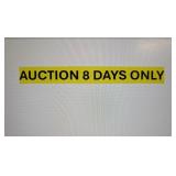 8 DAY AUCTION ONLY