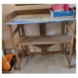 GARDENING TABLE #2, WOOD & METAL