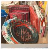 ASSTD CHRISTMAS PAPER PLATES, NAPKINS, OTHER