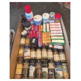 ASSTD PANTRY ITEMS, SPICES, JELLO, PUDDING,