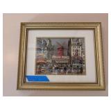 FRAMED ARTWORK 'MOULIN ROUGE'