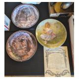 3PC DECORATIVE COLLECTOR PLATES
