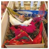 FAUX BIRD DECOR, HUMMINGBIRD SUN CATCHER,