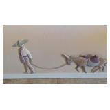 METAL BURRO & PEASANT WALL ART