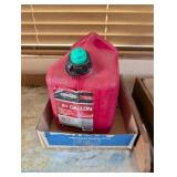 SPILL PROOF 2+ GAL PLASTIC RED GAS CAN