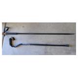 2PC WALKING CANE & TREKKING POLE
