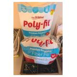 ASSTD CRAFTING SUPPLIES, POLYESTER FIBER FILL,