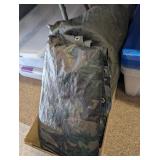 2PC TARPS, CAMO, ARMY GREEN, SZ UNKNOWN