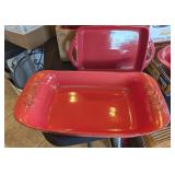 2PC OBLONG BAKING DISHES, CERUTIL PORTUGAL