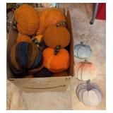 ASSTD CROCHETED PUMPKINS & PUMPKIN WALL DECOR