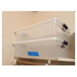 2PC STERILITE STORAGE TUBS, 32-QT