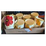 8PC CLAY ART MUGS
