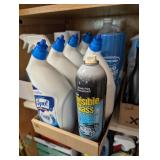 LYSOL TOILET BOWL CLEANER, GLASS CLEANER, WHITE