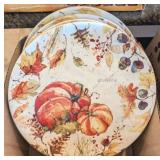 8 PC FALL DINNER PLATES, CERTIFIED INTERNATIONAL