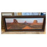 FRAMED PHOTOGRAPH, 'MONUMENT VALLEY'