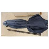 OUTDOOR TABLE UMBRELLA, NAVY BLUE