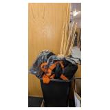 STERILITE 3 GAL WASTEBASKET, BAMBOO PLANT STAKES &