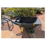 PLASTIC GARDEN CART, GREEN