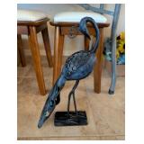 METAL PEACOCK YARD ART DECOR