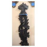 CARVED WOOD STYLE  KNICK KNACK WALL DISPLAY