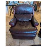 BURGUNDY LEATHER RECLINER #2