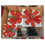 PRELIT CHRISTMAS GIFT BOX DECOR, CHRISTMAS LIGHTS
