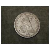 1876 Liberty Seated Quarter