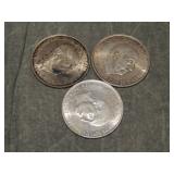 Large Spanish SILVER coins 1.85 Troy Ounces