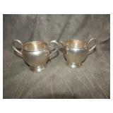 Sterling SILVER Cream & Suger 5.27 Troy Ounces
