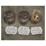 44 Diff UNC Kennedy Halves 1971-94 P&D mints