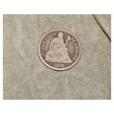 1876 CC Liberty Seated Dime