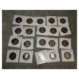Various PROOF Kennedy Half Dollars all Clad