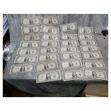 (29) 1935 $1 SILVER CERTIFICATES Decent Bills