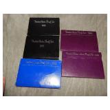 1981, 82, 83, 84, 88 PROOF Sets