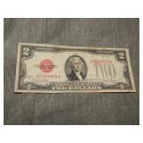 Decent 1928 $2 Red Seal Note