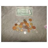 Group of Vintage Foreign Money