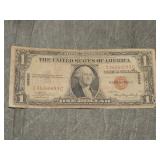 1935 $1 HAWAII Silver Certificate Brown Seal