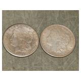 1921 P  & 1921 S Morgan SILVER Dollars