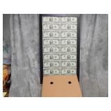 Uncut Sheet of 16 $2 1976 Notes STAR NOTEs ***
