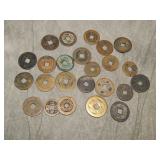 Large Group of ANTIQUE Chinese Cash (Coins)