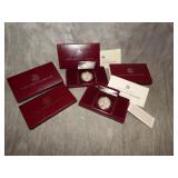 Pair of 1988 Olympics SILVER Dollars