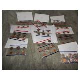 Group of US Mint sets Dates in the Pictures