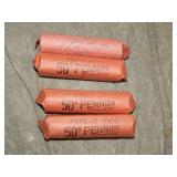 1925 P&D + 1926 P&D Rolls Wheat Back Cents