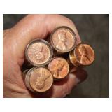 (2) 1961 D, (2) 60 D, 61 Rolls of UNC Cents