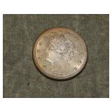 1883 Liberty V Nickel UNC to me U Grade