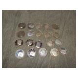 20 1976 40% SILVER PROOF Half Dollars