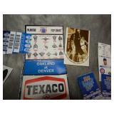 Sports brochures and Sports & Concert Tickets