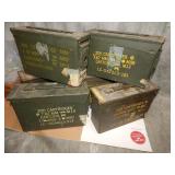 6 Military Ammo Cans as pictured