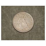 1875 CC Twenty (20) Cent Coin f-vf to me RARE